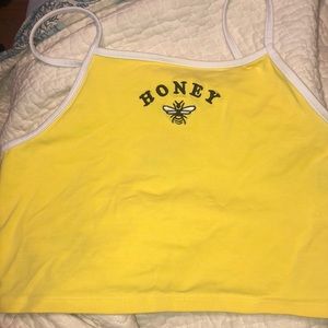 Honey bee crop top🐝